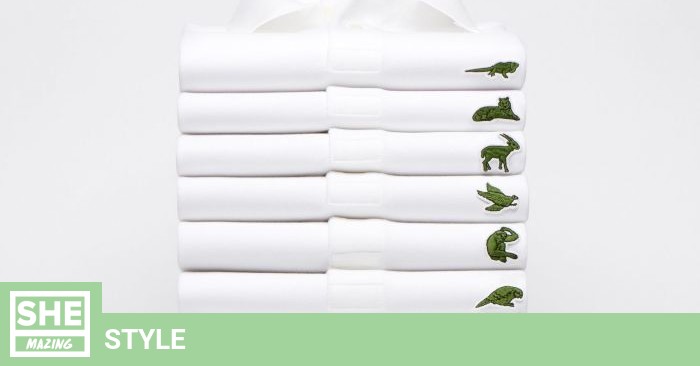 Lacoste change clearance logo